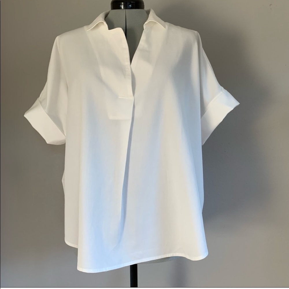Madewell Women's Courier Button Back Shirt